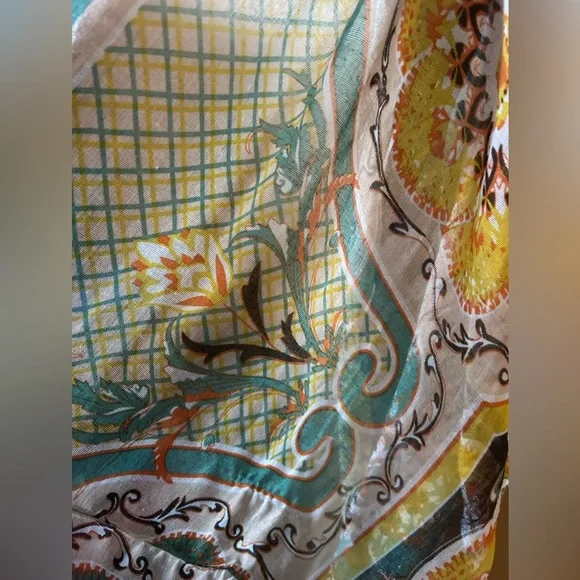 Colorful Patterned Infinity Scarf - Picture 4 of 4